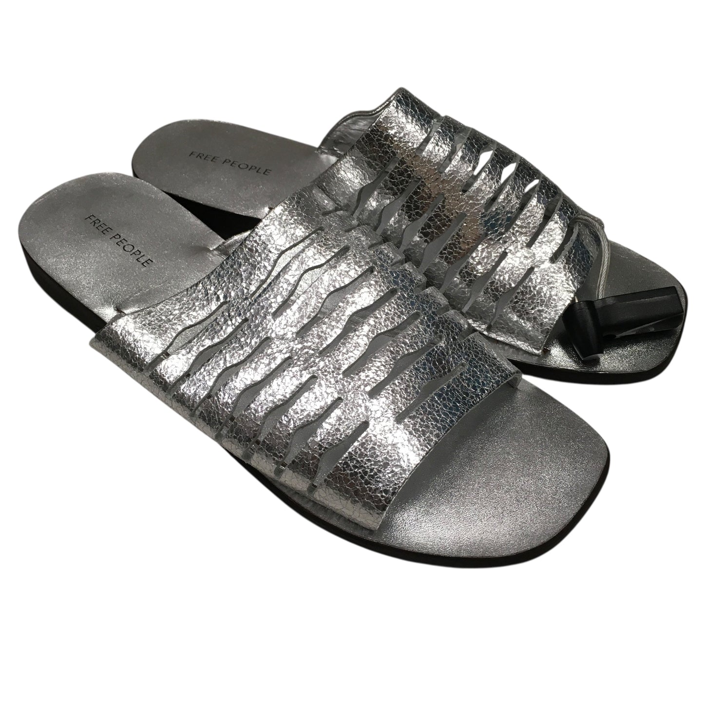 Sandals Flats By Free People In Silver, Size:7