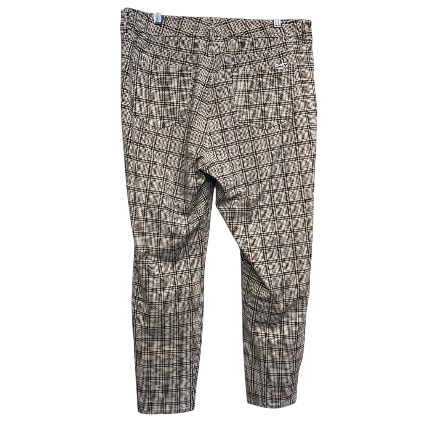 Pants Dress By Seven 7 In Plaid Pattern, Size:18