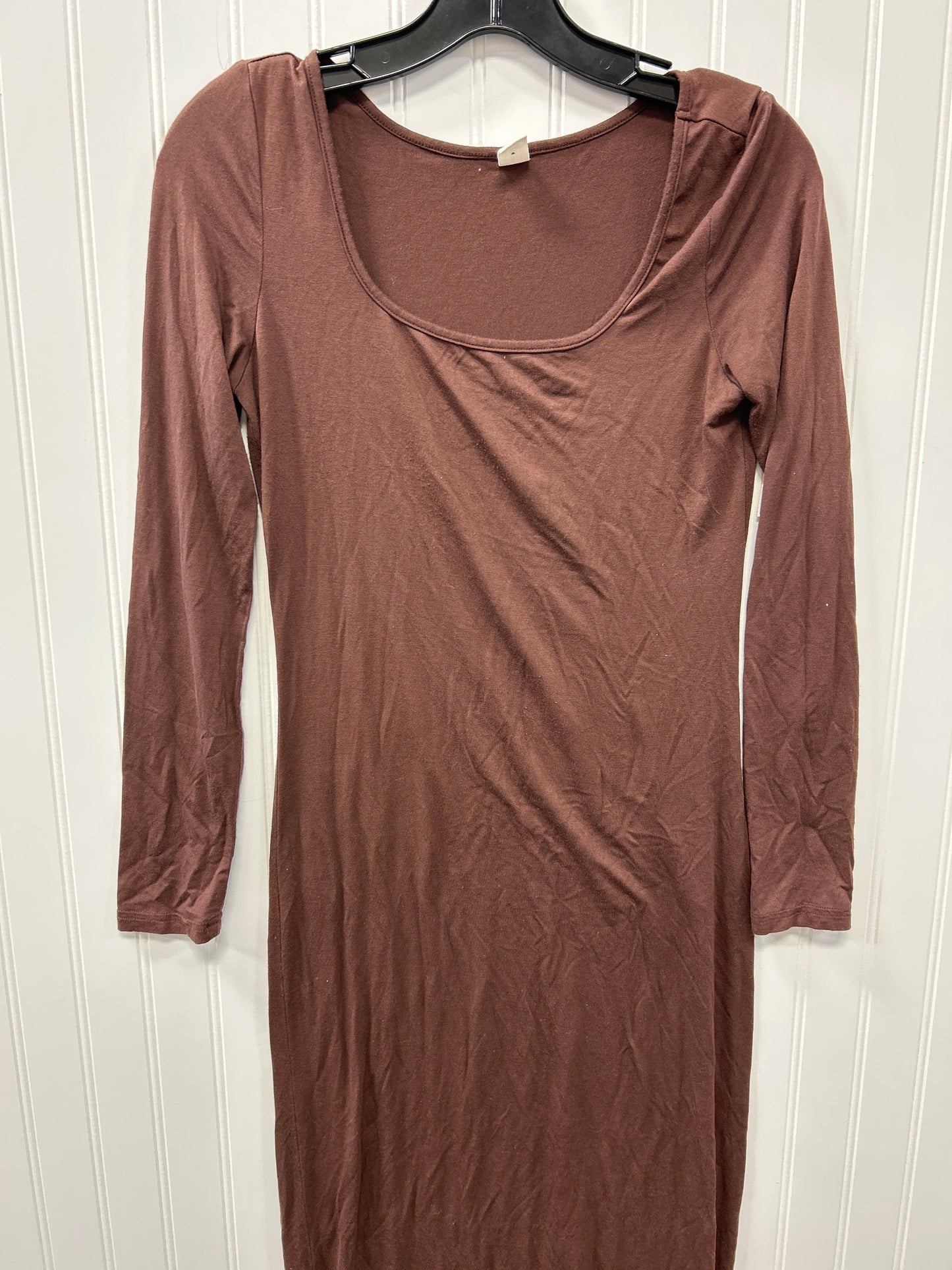 Dress Casual Maxi By H&M In Brown, Size:S