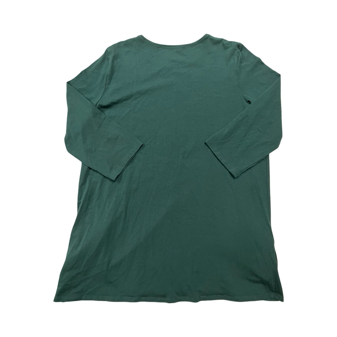 Dress Designer By Eileen Fisher In Green, Size:Xl