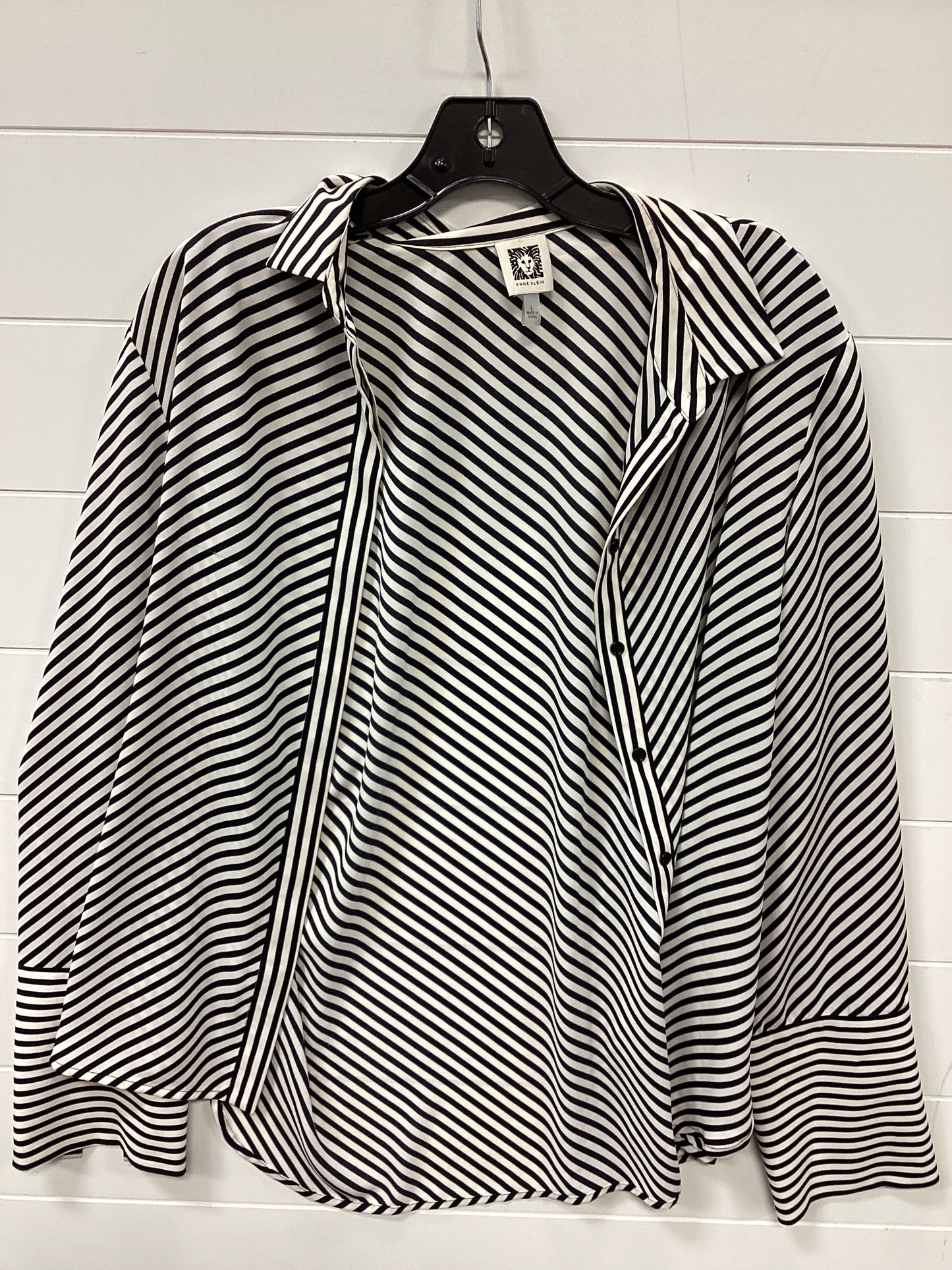 Top Ls By Anne Klein In Cream, Size:L