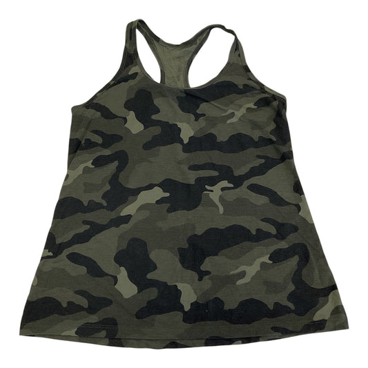 Athletic Tank Top By Old Navy In Camouflage Print, Size:M