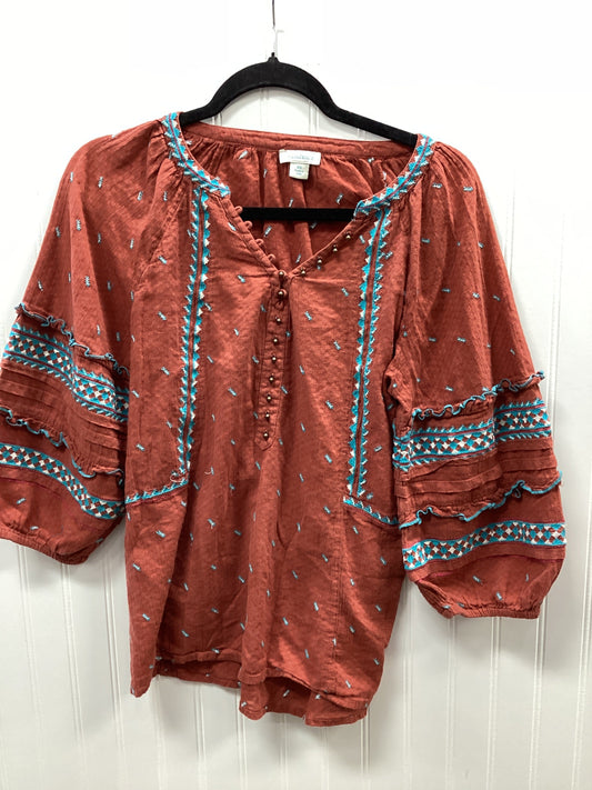 Top Ls By Sundance In Orange, Size:Xs