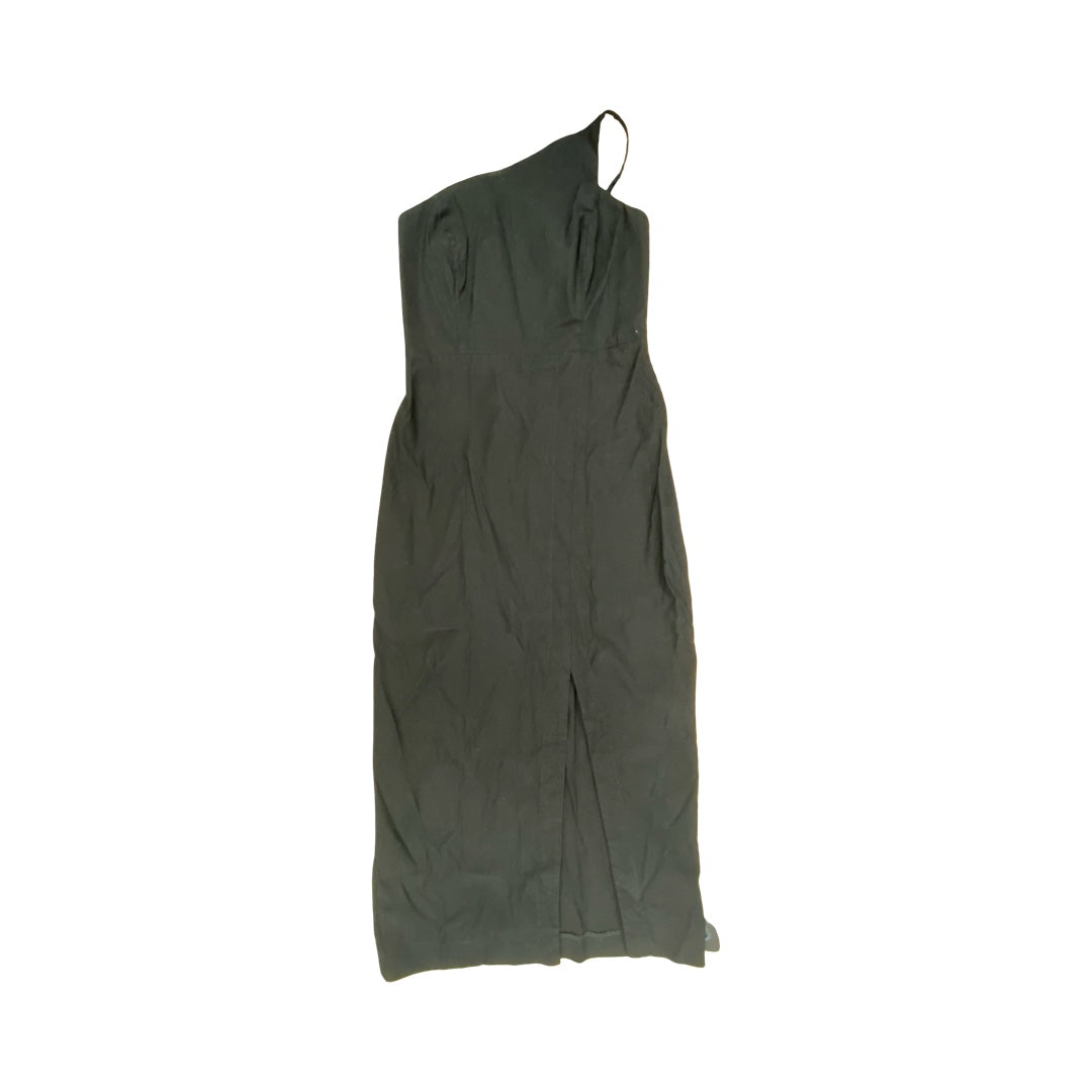 Dress Party Midi By Anthropologie In Black, Size:Xsp