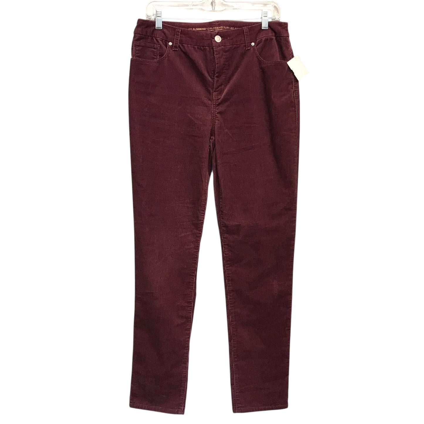 Pants Corduroy By Chicos In Maroon, Size:8
