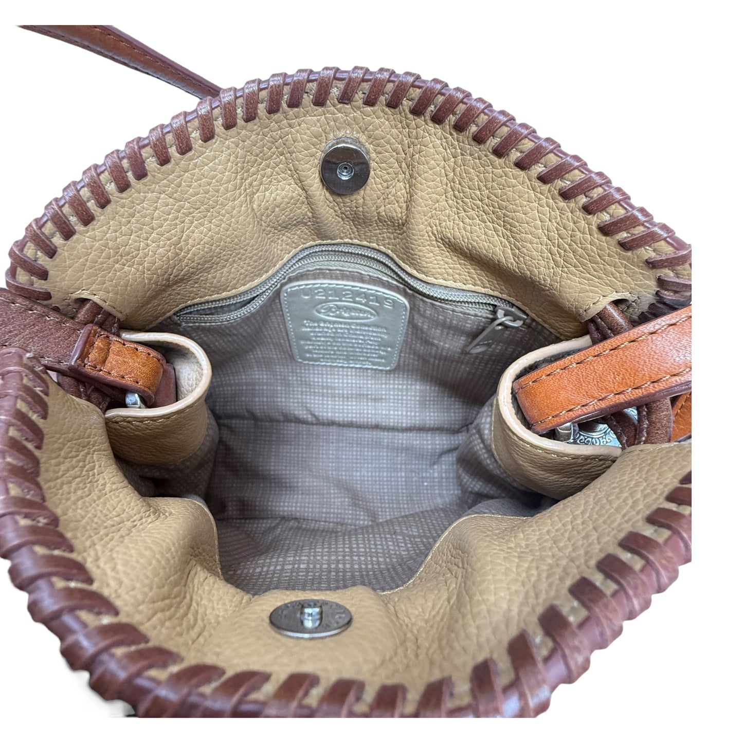 Chica Tassel Leather Shoulder Bag By Brighton, Size: Small