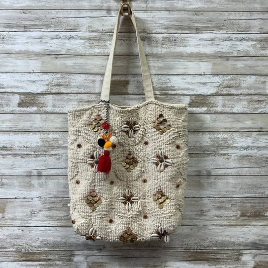 Tote By World Market In Cream, Size:Large
