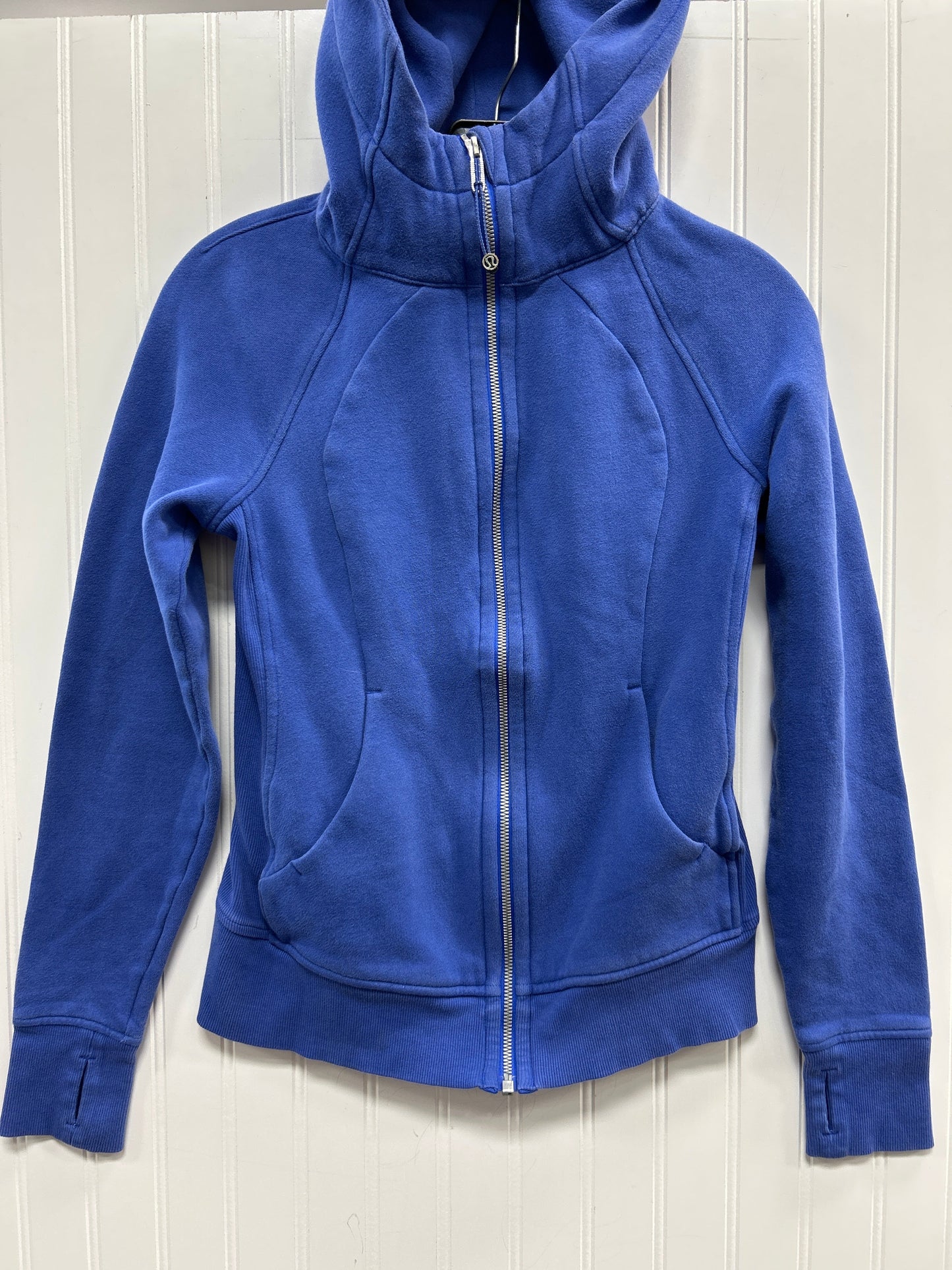 Athletic Sweatshirt Hoodie By Lululemon In Purple, Size:6