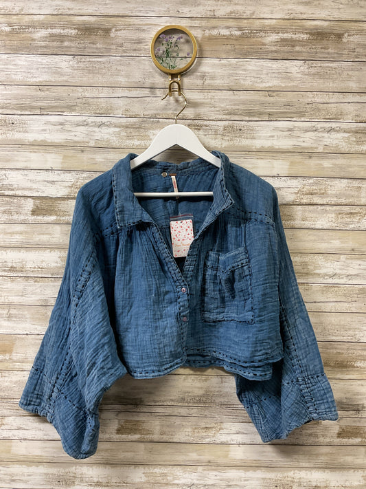 Lounge Set Shorts By Free People In Blue, Size:Xl