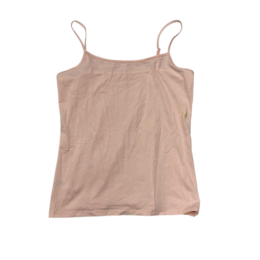 Top Sleeveless Basic By Ann Taylor In Pink, Size:L