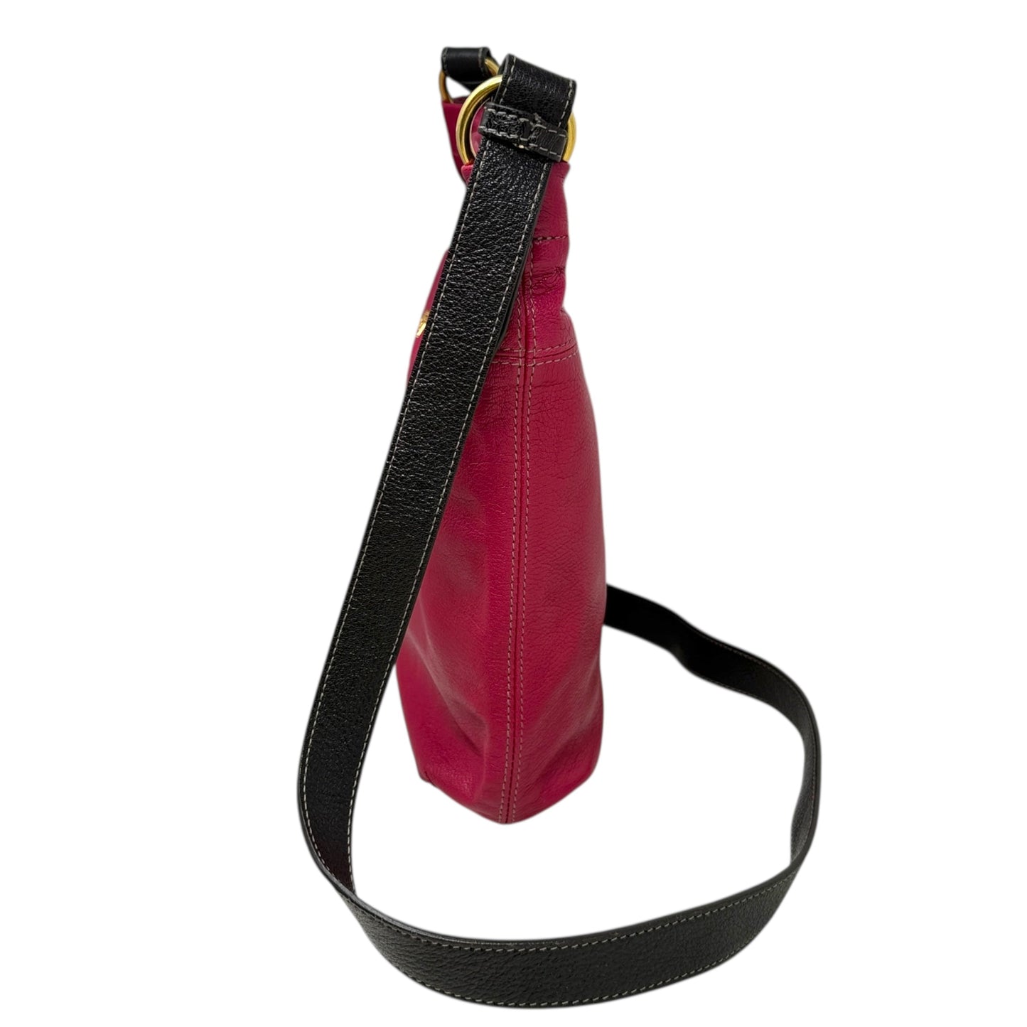 Snap Leather Crossbody Bag Luxury Designer By Furla, Size: Large