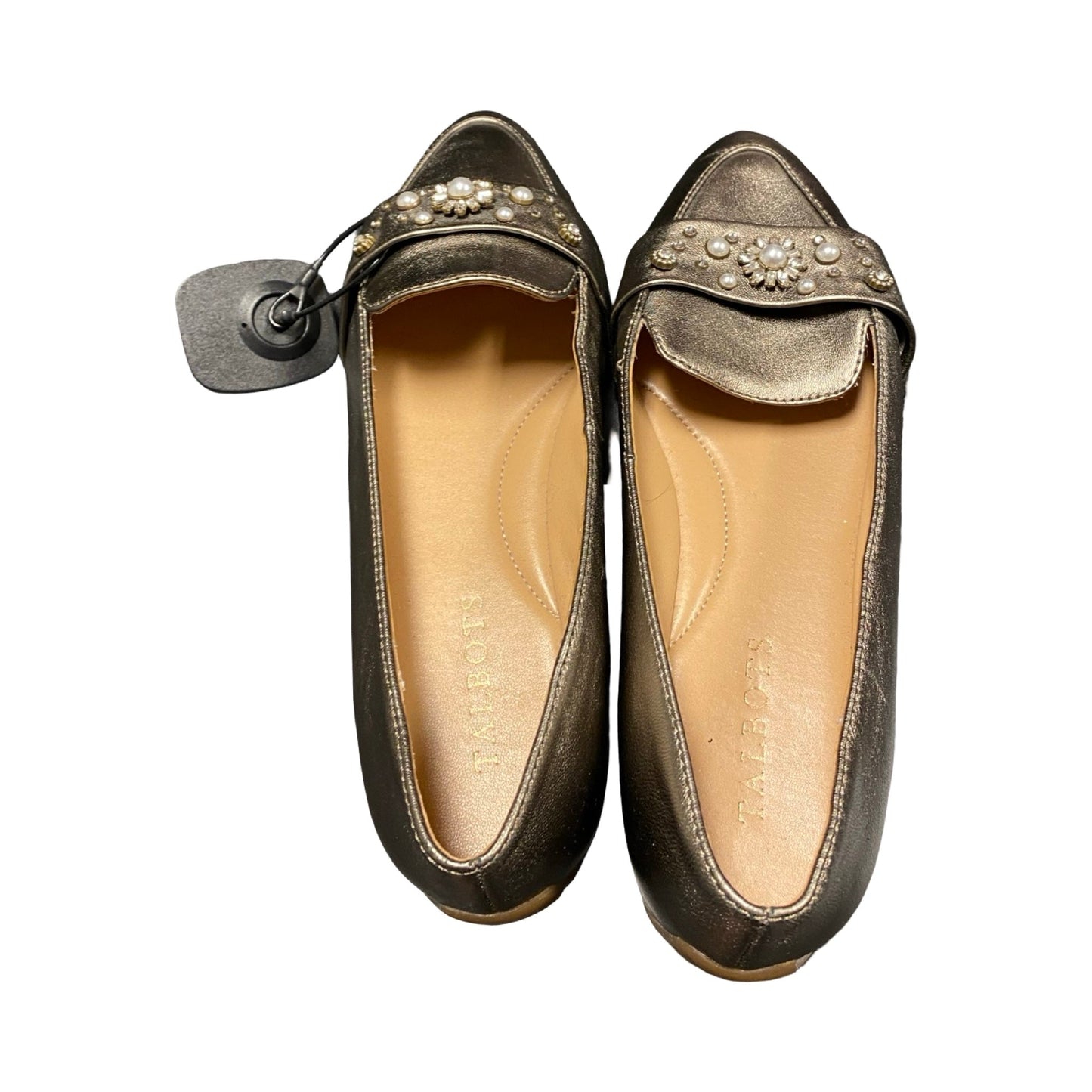 Shoes Flats By Talbots In Gold, Size:6