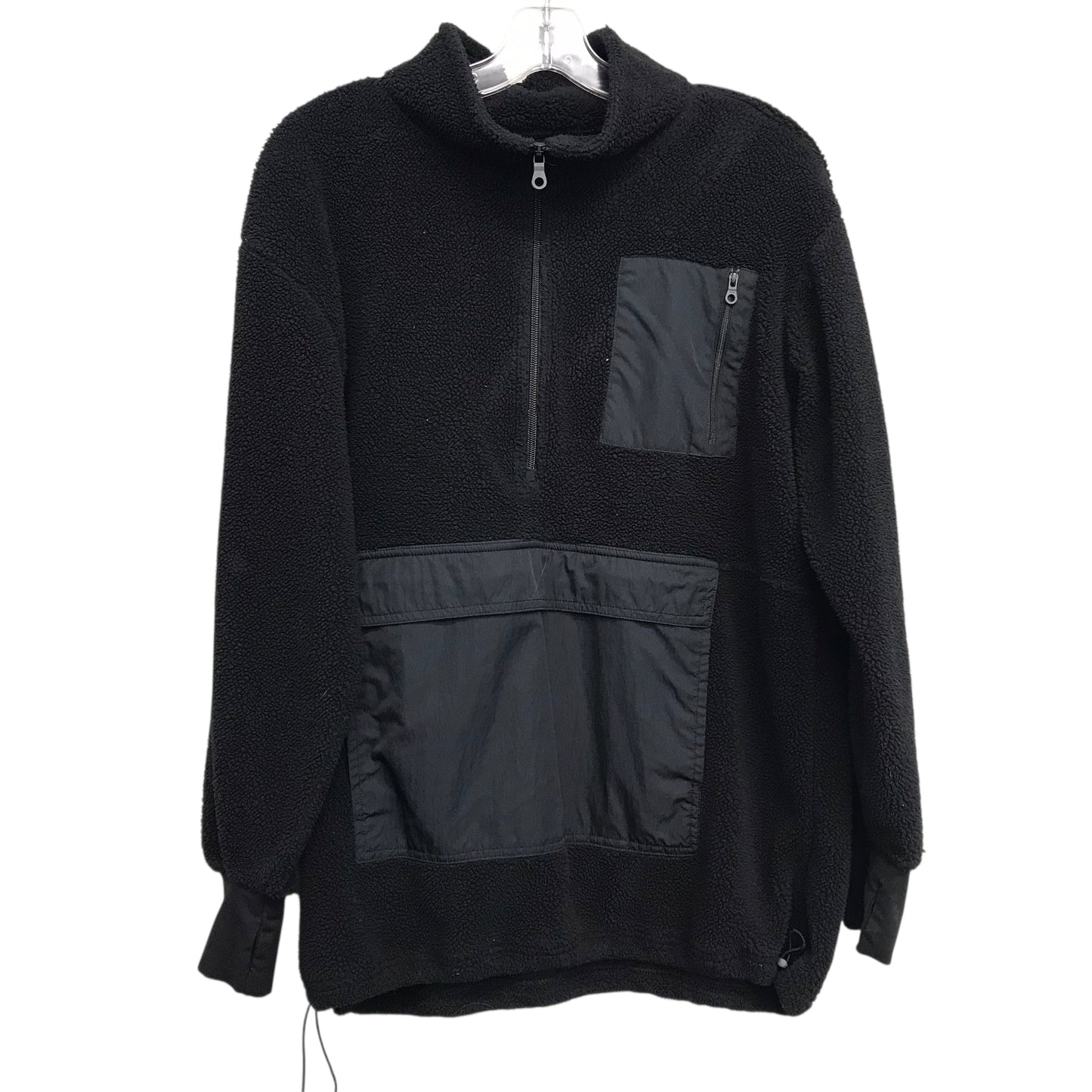 Jacket Fleece By Aerie In Black, Size:M