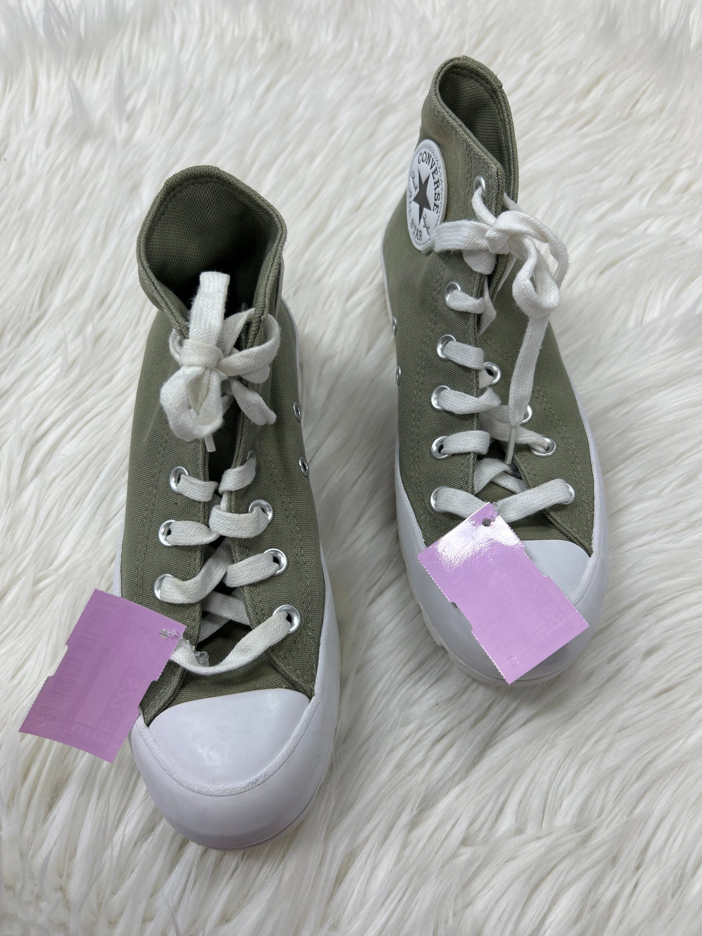 Shoes Sneakers By Converse In Green, Size:6.5
