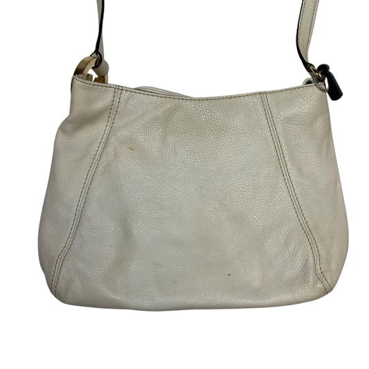 Crossbody Designer By Michael Kors In Cream, Size:Medium
