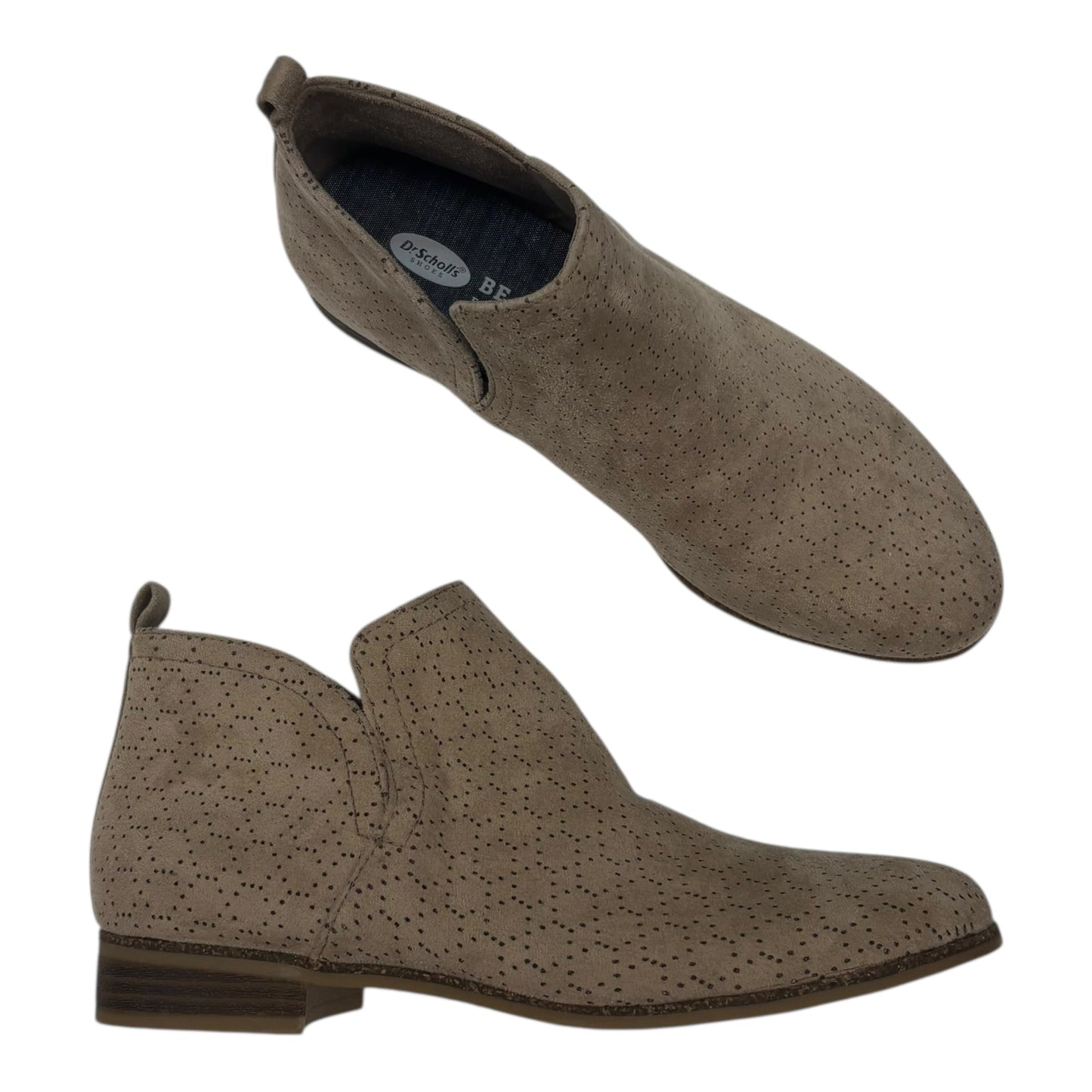 Boots Ankle Flats By Dr Scholls In Tan, Size:7.5