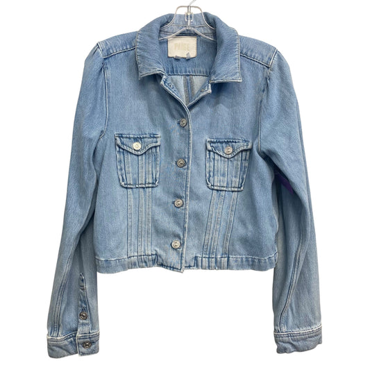 Jacket Denim By Paige In Blue Denim, Size:M