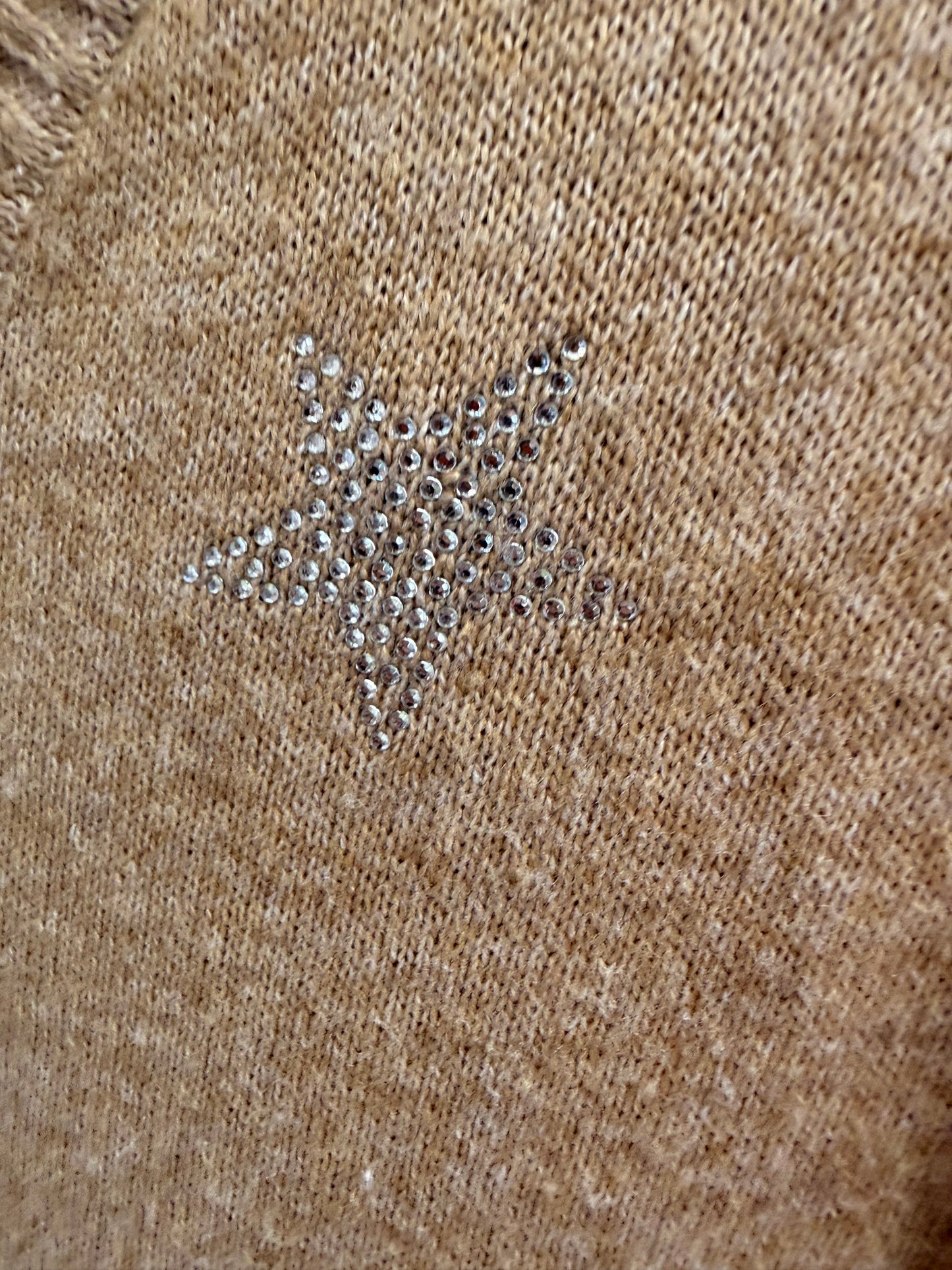 Sweater By Knox Rose In Tan, Size: Xxl