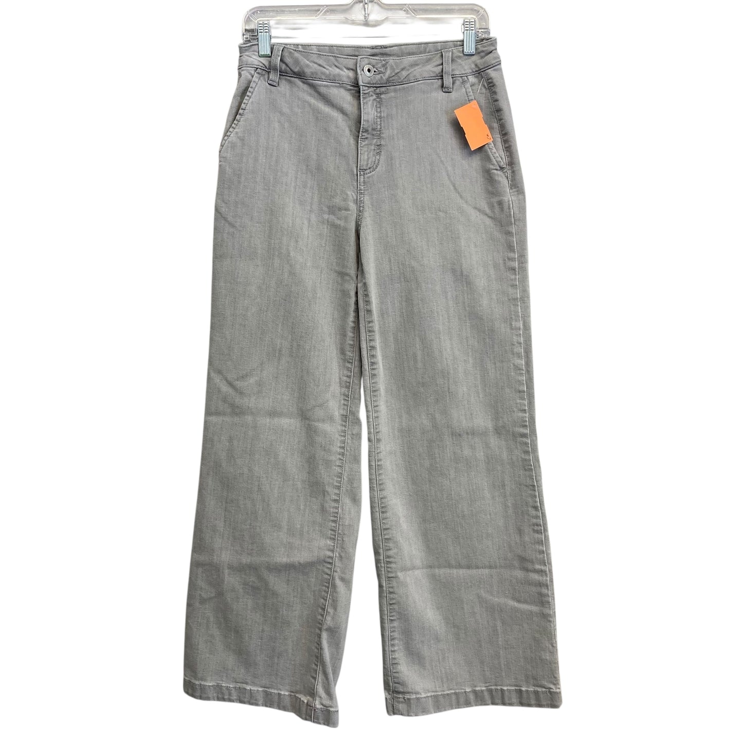 Jeans Wide Leg By Style And Company In Grey, Size:8P