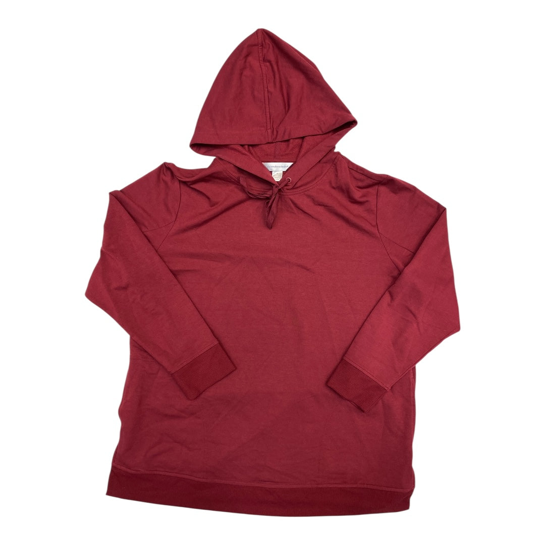 Sweatshirt Hoodie By Christopher And Banks In Red, Size:Xl