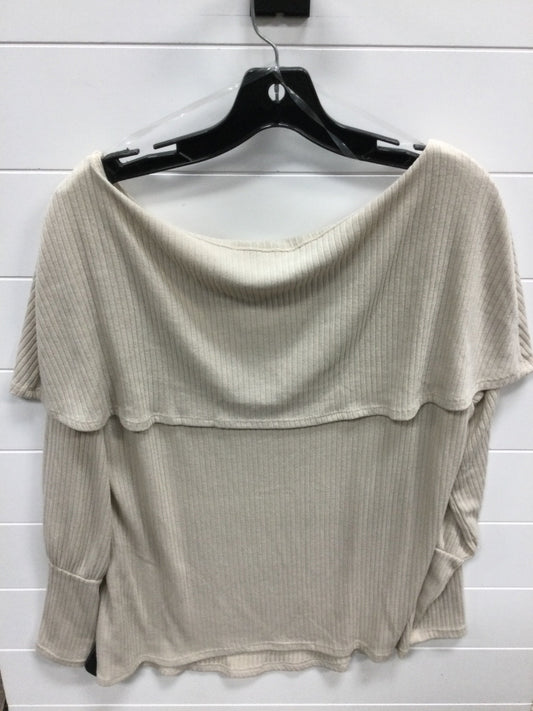 Top Ls By Chicsoul In Cream, Size:Xl