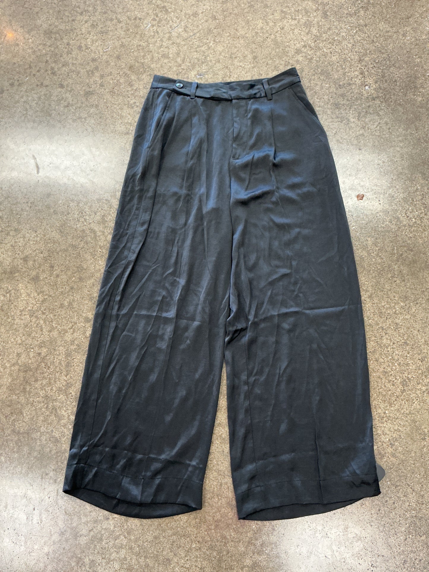 Pants Wide Leg By Madewell In Black, Size:10