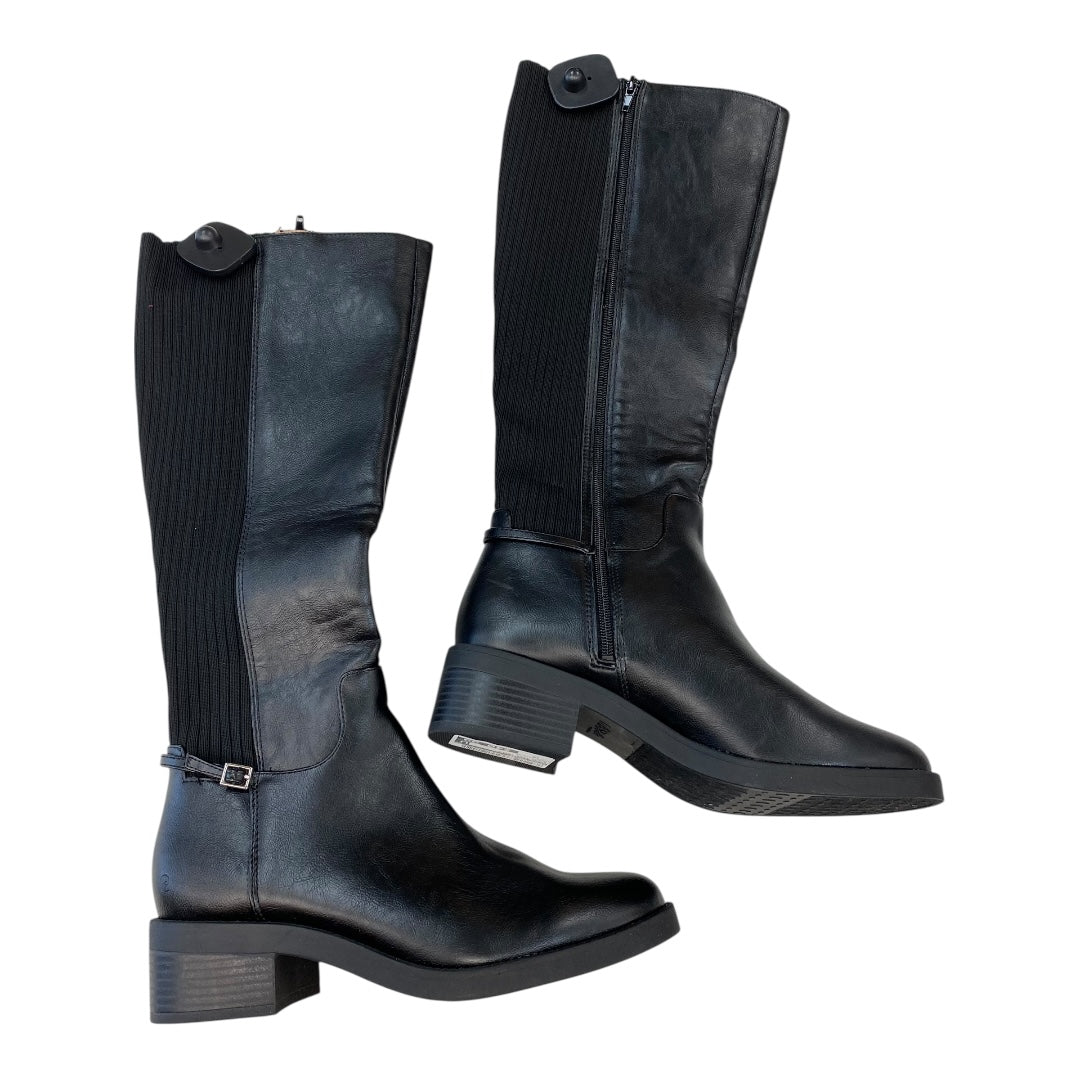 Boots Knee Heels By Life Stride In Black, Size:10