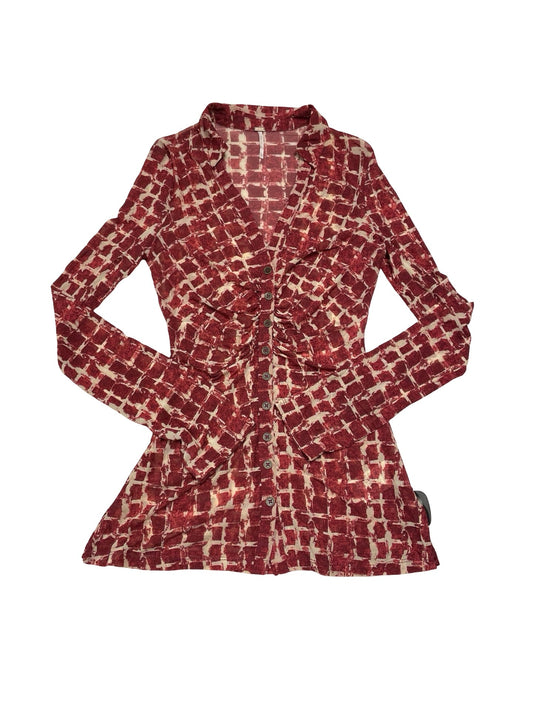 Top Ls By Free People In Pink & White, Size:Xs