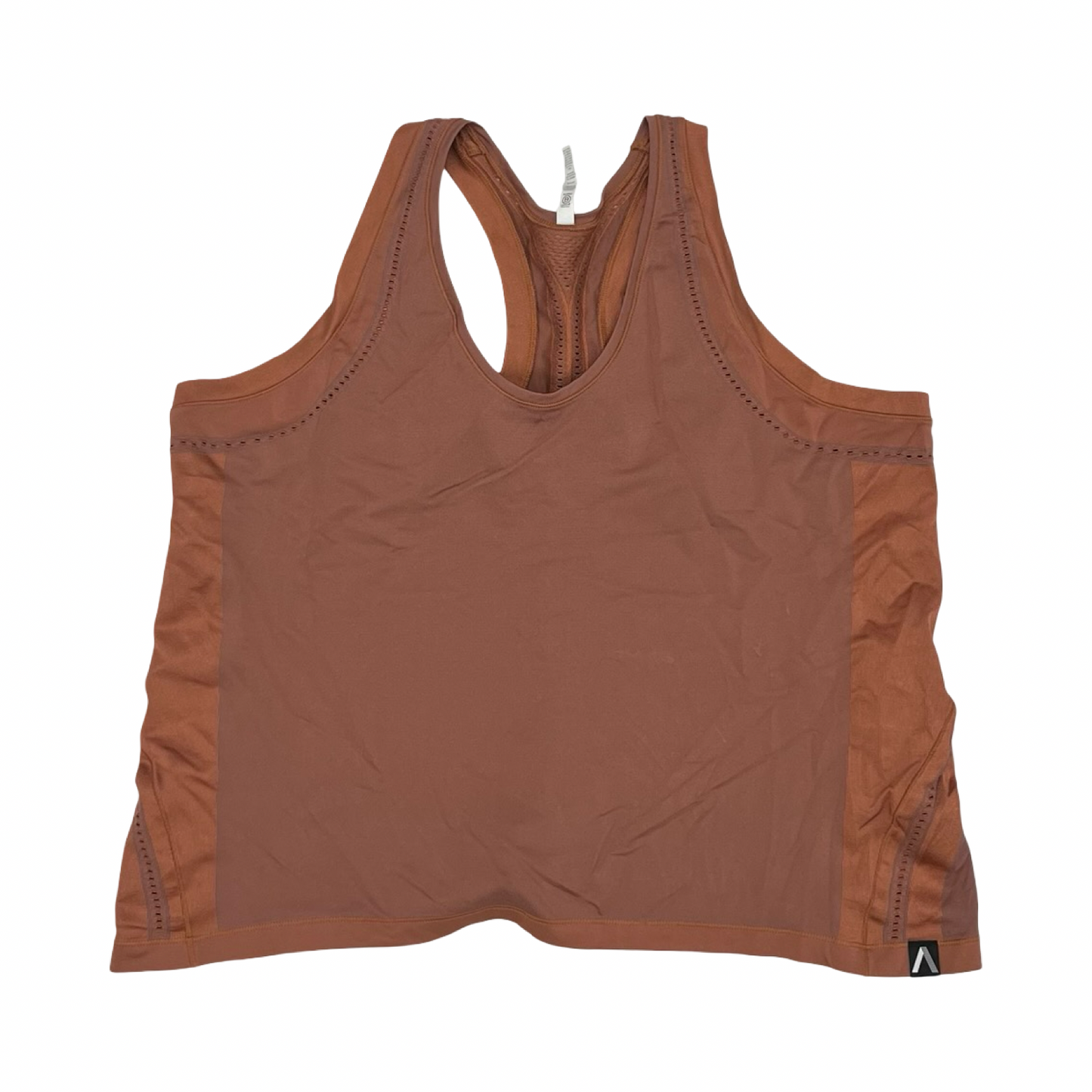 Athletic Tank Top By Clothes Mentor In Orange, Size:3X