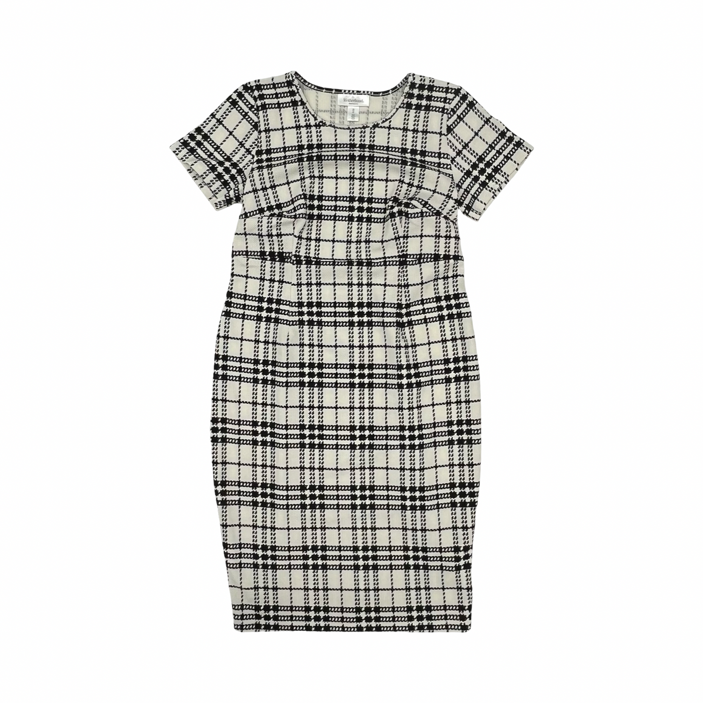 Mat Dress By Motherhood In Black & White, Size:M