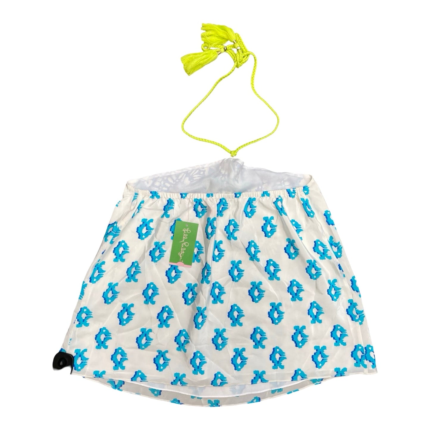 Top Sleeveless Designer By Lilly Pulitzer In Blue & White, Size:S