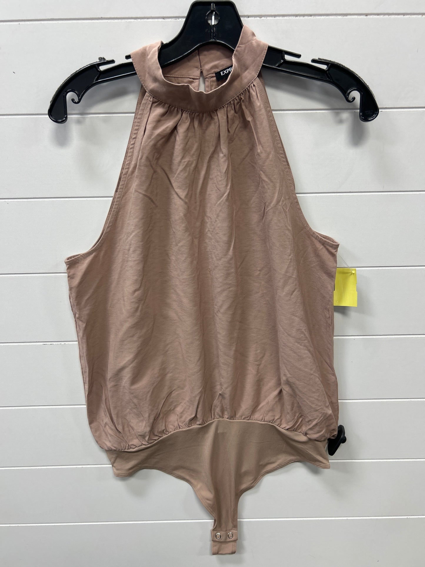 Bodysuit By Express In Beige, Size:M