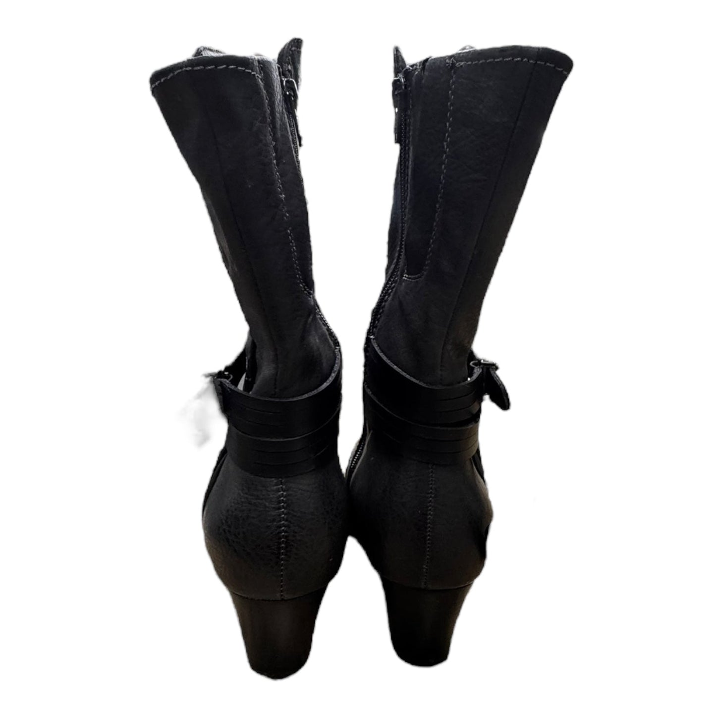 Boots Ankle Heels By Bare Traps In Grey, Size:8