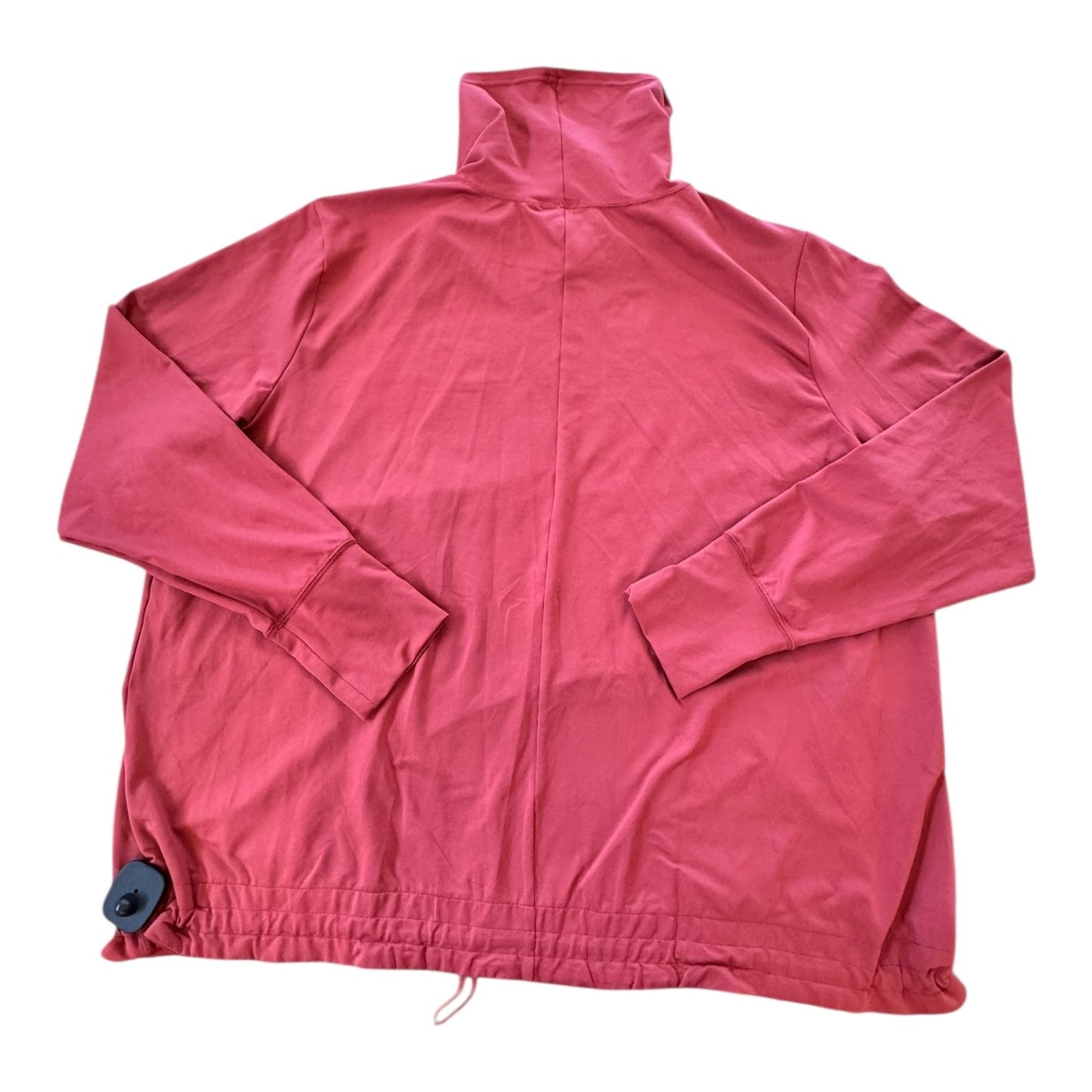 Athletic Top Ls Collar By Nike In Red, Size:2X