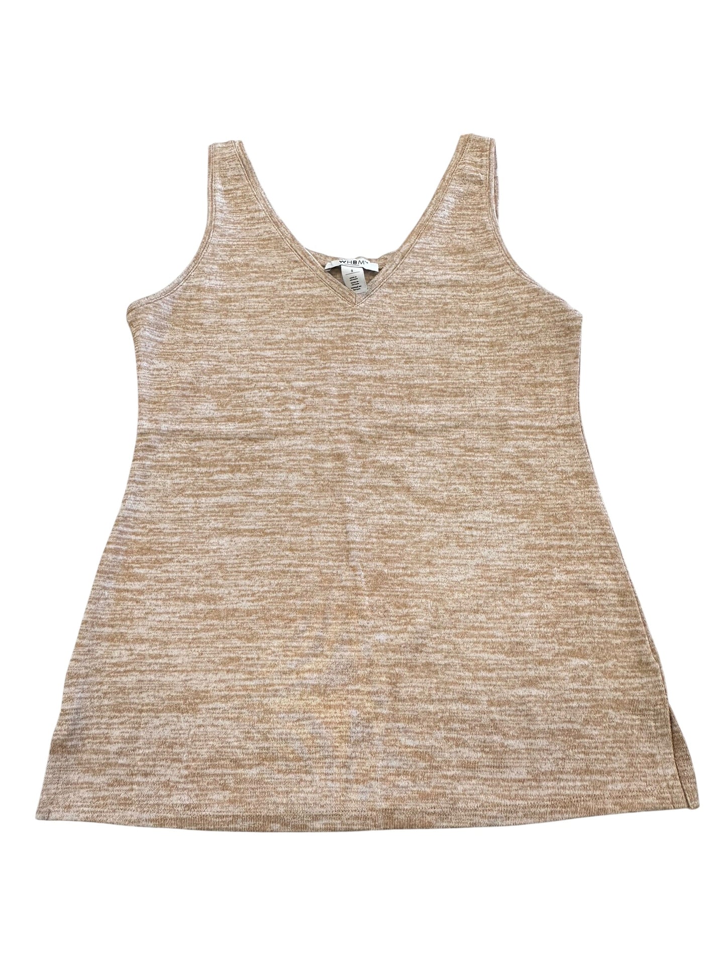 Top Sleeveless Basic By White House Black Market In Tan, Size:S