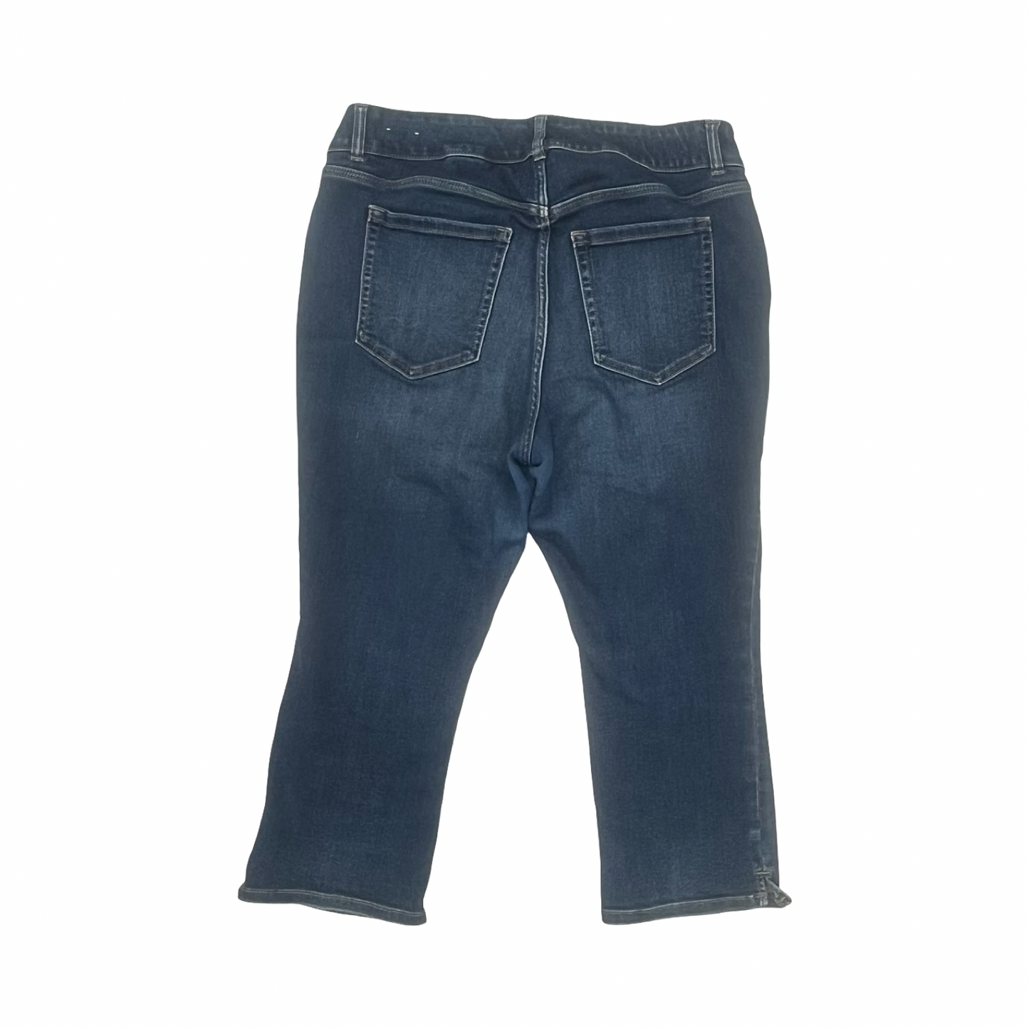 Jeans Cropped By Lane Bryant In Blue Denim, Size:18