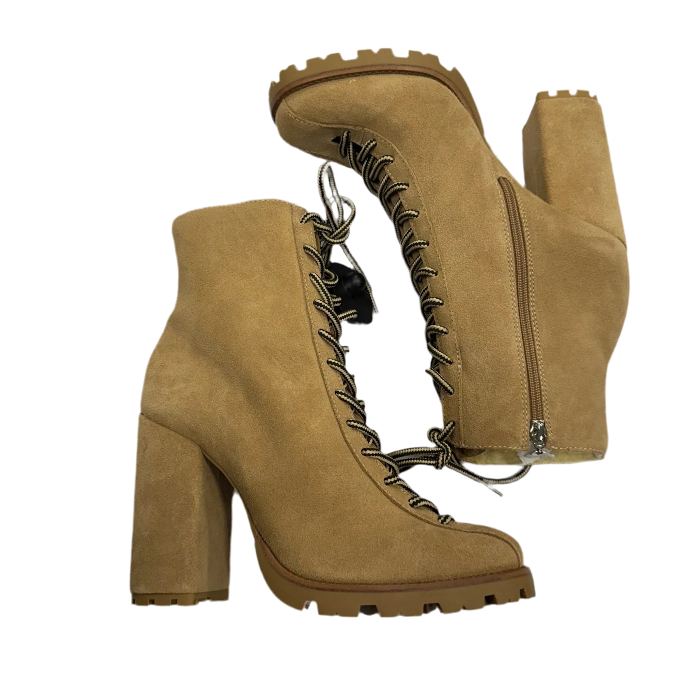 Boots Combat By Cmb In Cream, Size: 10