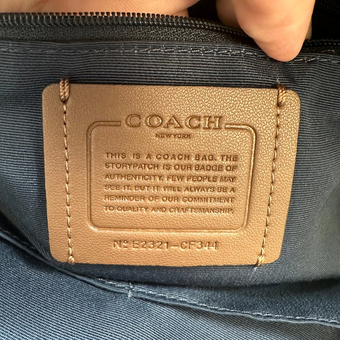 Backpack Designer By Coach, Size: Medium