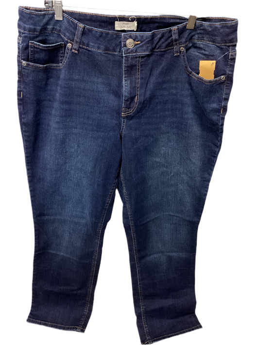 Jeans Boot Cut By Maurices In Blue Denim, Size:20