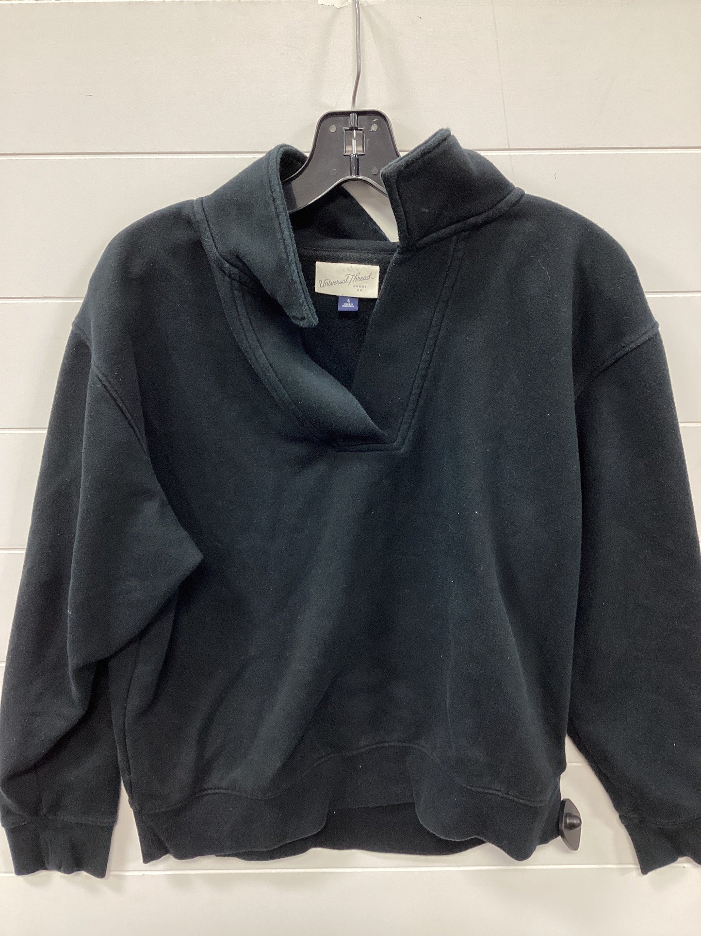 Top Ls By Universal Thread In Black, Size:S