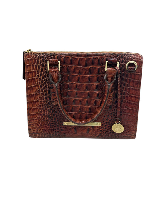 Handbag Designer By Brahmin In Brown, Size:Small