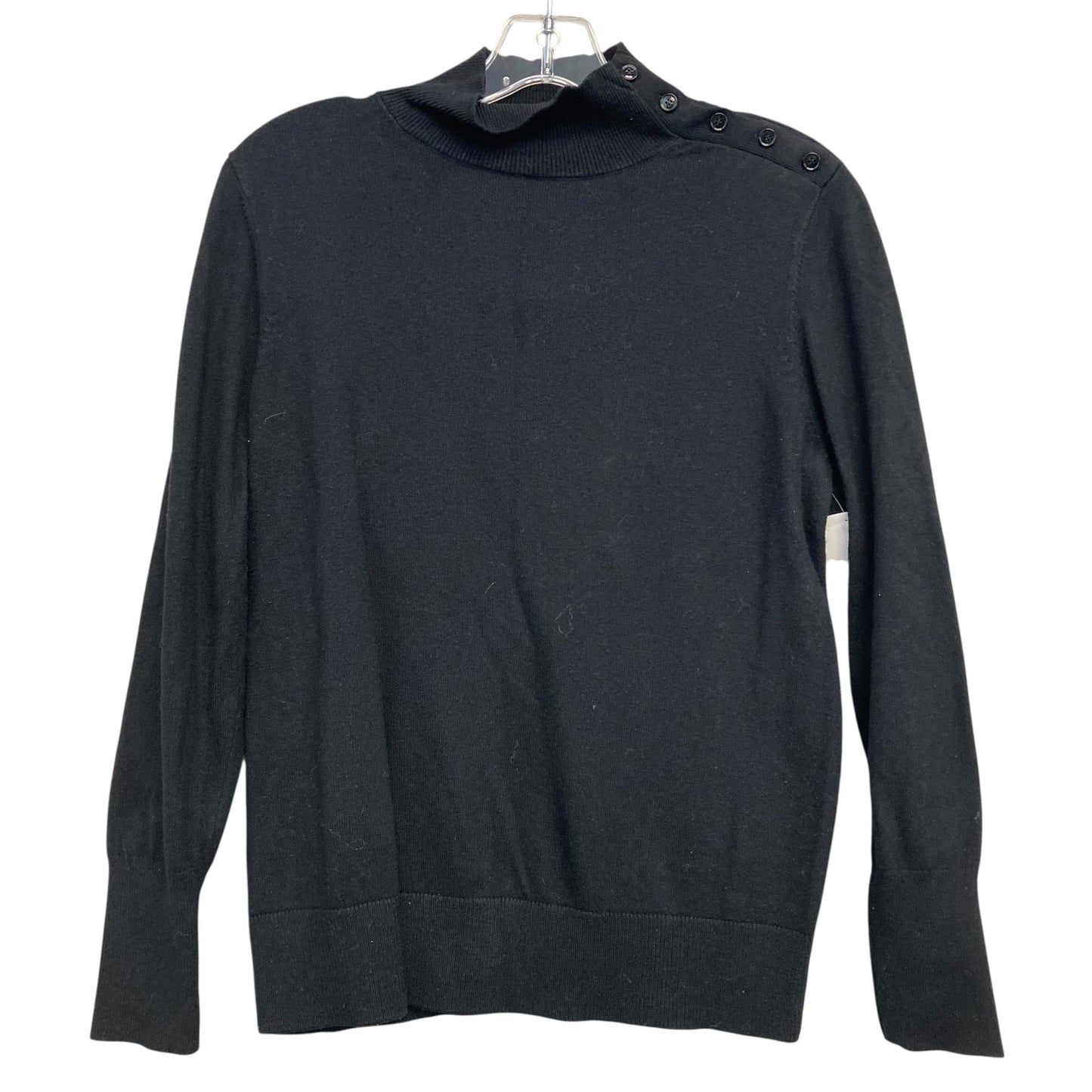 Sweater By Ann Taylor In Black, Size:L