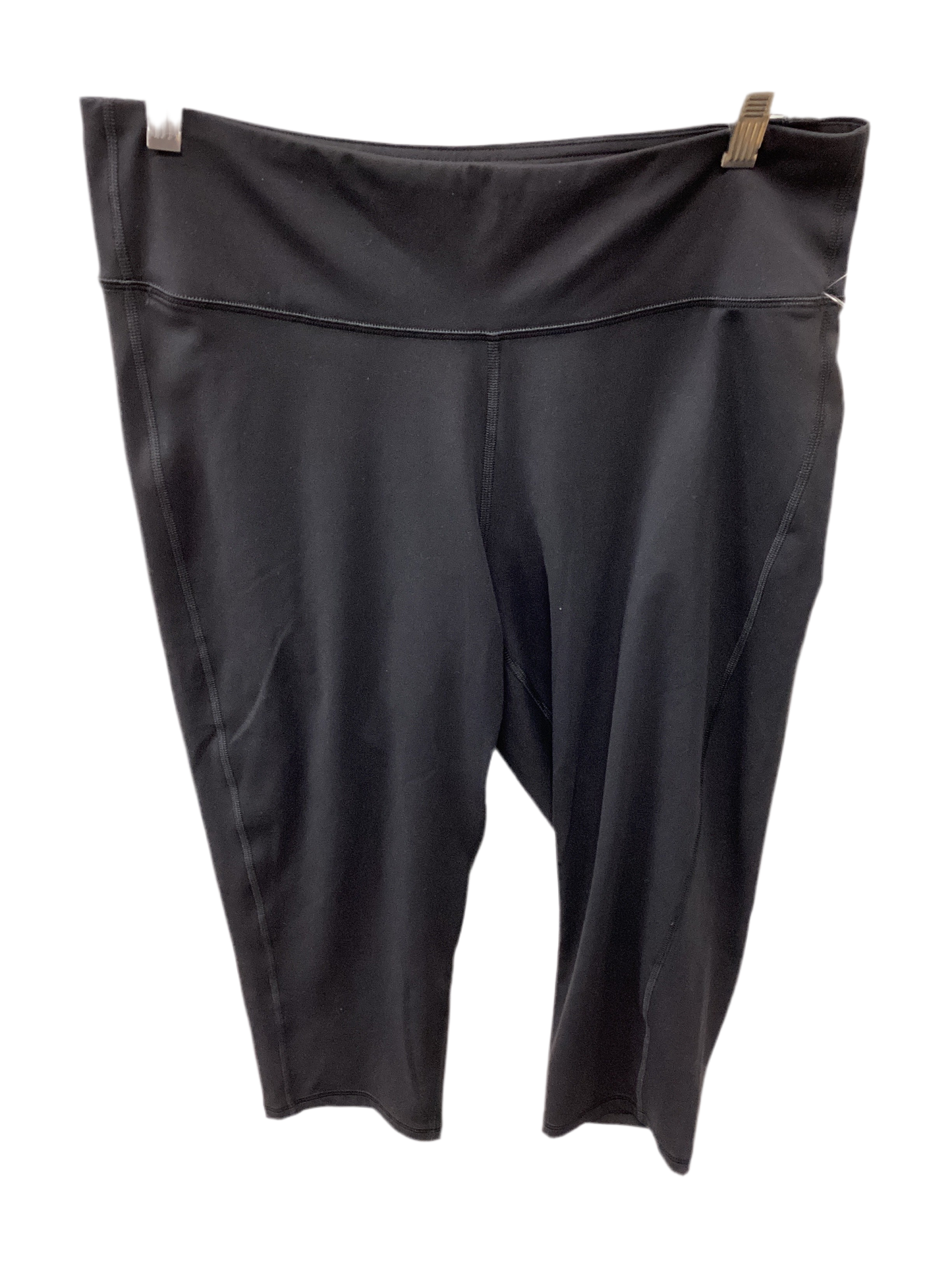 Athletic Leggings Capris By Tek Gear In Black, Size:1X