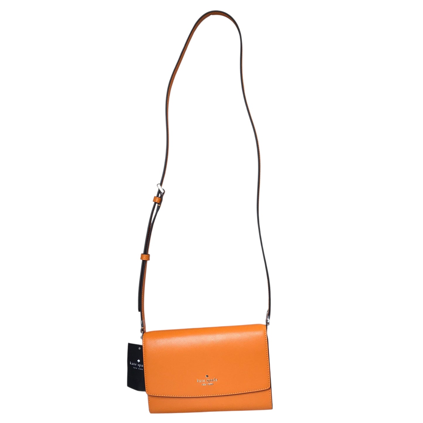 Crossbody Designer By Kate Spade In Orange, Size:Small