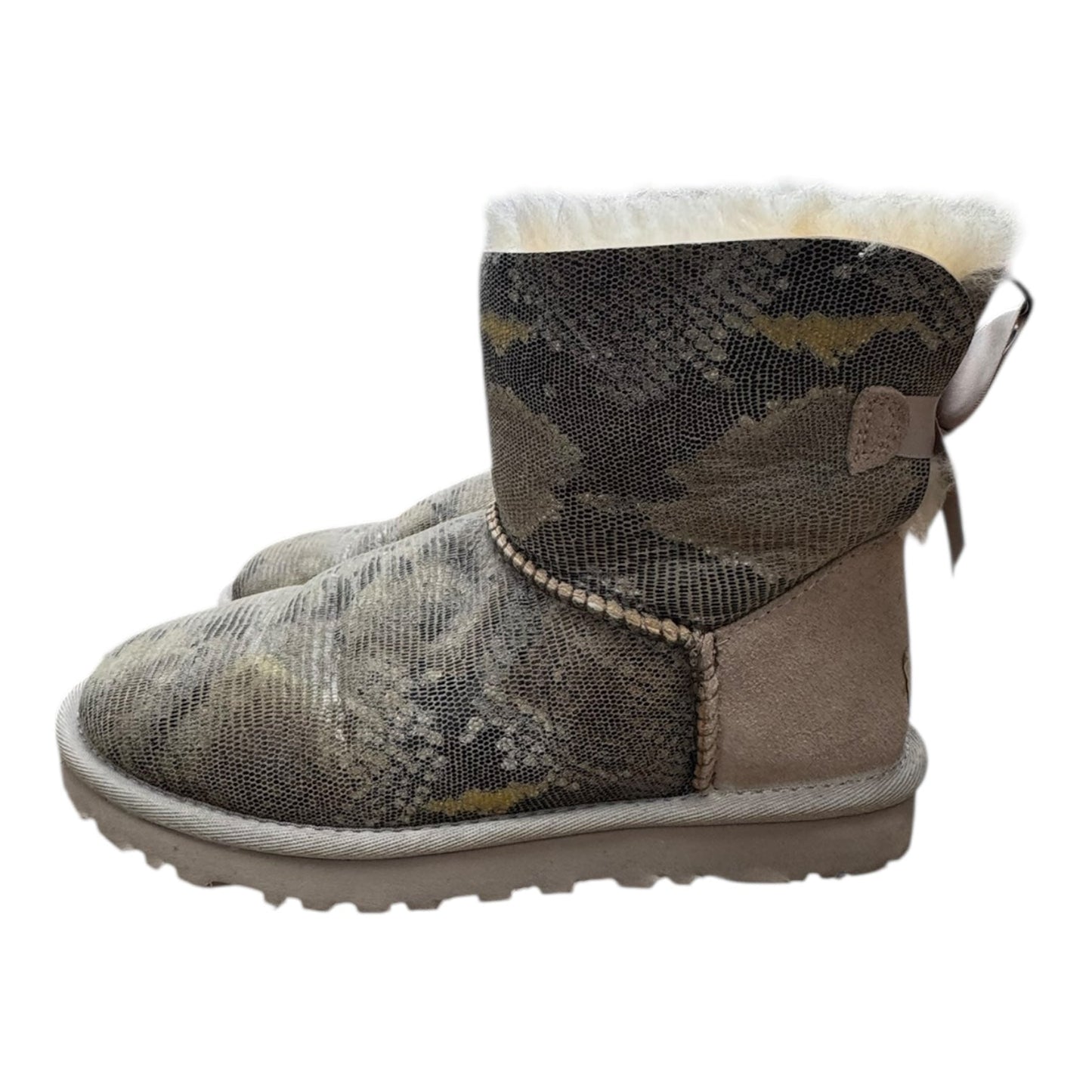 Boots Designer By Ugg In Snakeskin Print, Size:6