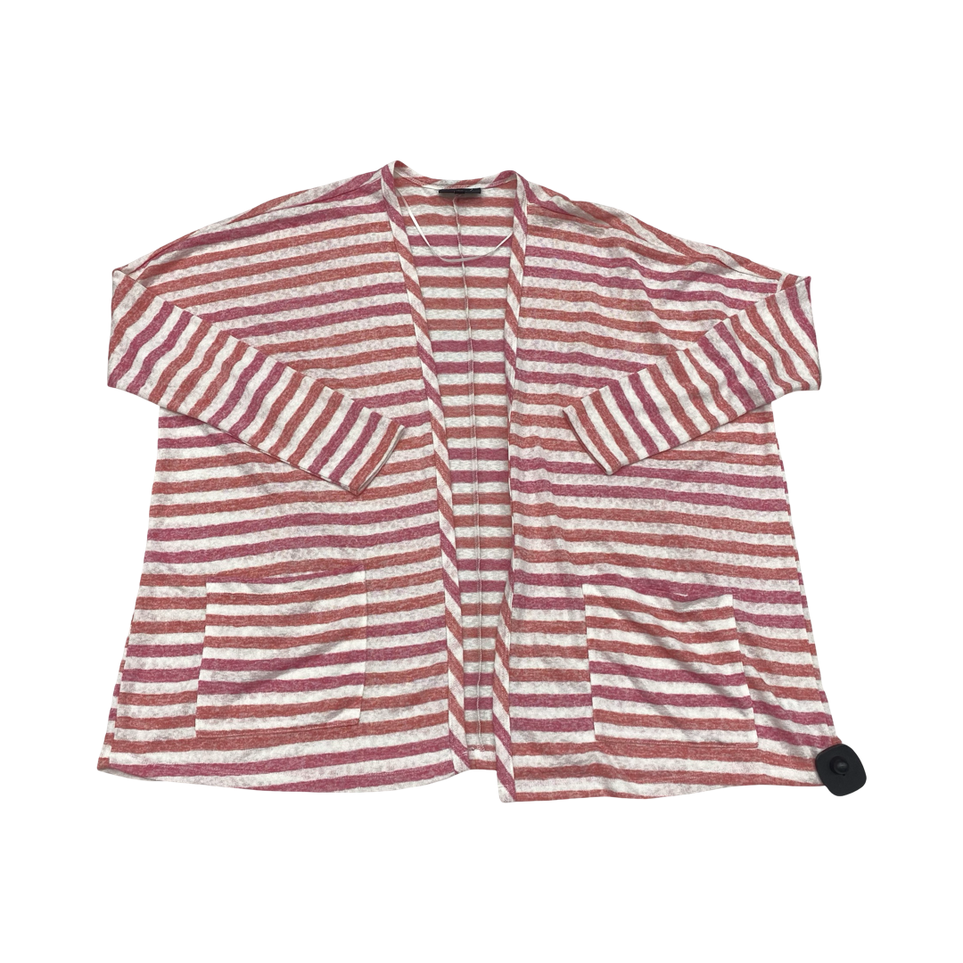 Cardigan By Bobeau In Striped Pattern, Size:S