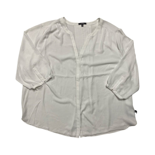 Top Ls By Not Your Daughters Jeans In White, Size:2X