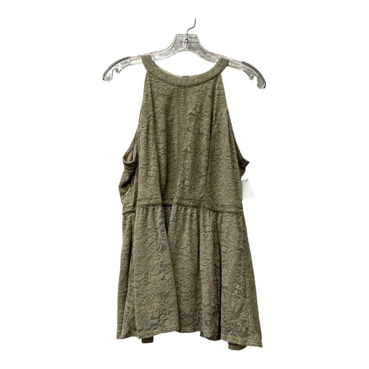 Top Sleeveless By Torrid In Brown, Size:L