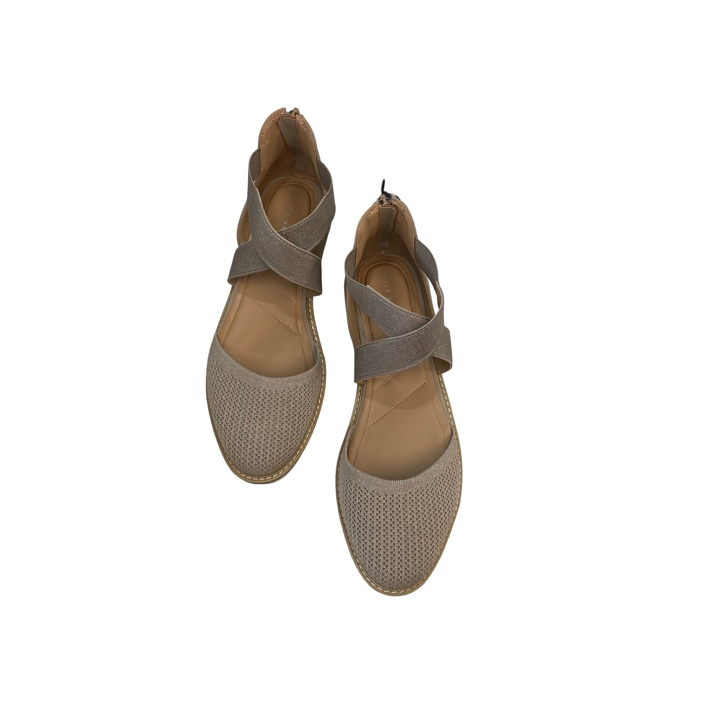 Shoes Flats By Kelly And Katie In Cream, Size:9.5