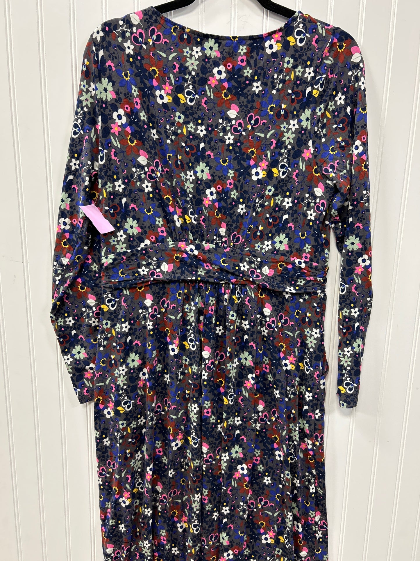 Dress Casual Maxi By Boden In Grey, Size:M